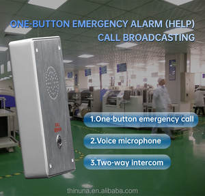 Système de sonorisation extérieur Thinuna IP-9636TB-BS IP65, poste d'appel d'urgence, appel <span class=keywords><strong>SOS</strong></span> à une touche, alimentation PoE, alarme à une touche, interphone, terminal d'aide - Product Image 4