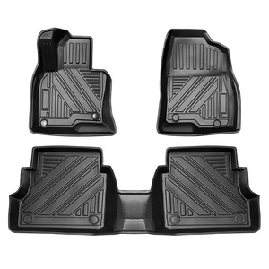 Tapis de voiture Coolcars <span class=keywords><strong>TPE</strong></span> 10 mm d'épaisseur, uni, moderne, ensemble complet, Mazda CX-5, conduite à droite/à gauche, résistant à l'usure, imperméable, sans odeur - Product Image 1