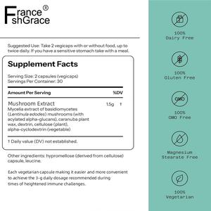 Cápsulas de Hongos Premium que Apoyan la Salud de las Células Sanguíneas para Mujeres y Hombres, Suplemento de Extracto de Hongos - Product Image 3