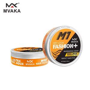 Profesyonel Ultra tutun saç şekillendirici Aqua saç jeli balmumu yüksek parlaklık şekillendirici vaks bukle kenar kontrolü olmayan yapışkan saç vaksı - Product Image 2