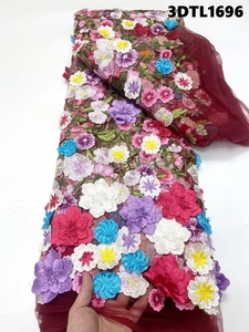 <strong>Thai</strong> People Like Wholesale Design Bridal Embroidery Tulle <strong>Wedding</strong> <strong>Dress</strong> Net Applique Mesh Floral Lace Embroidery <strong>Wedding</strong> <strong>Dresses</strong> - Product Image 6