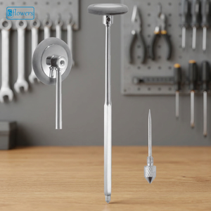 Marteau de Babinski 6 fleurs en acier inoxydable, instrument chirurgical manuel pour test neurologique plantaire, certifié CE - Product Image 2