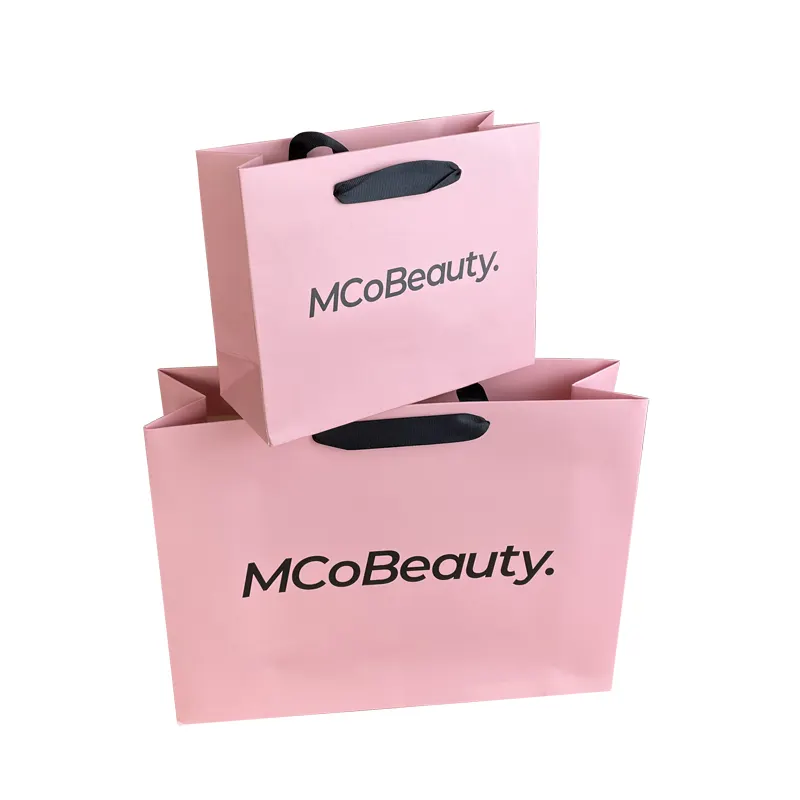 Premium Custom Paper Cost Effective Gift Bags Retail Bag Cosmetic Shopping Luxury Bag With Logo