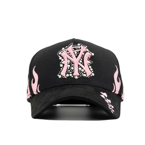 夏季可调节后扣式帽子 Gorras Preventa Disponible Sad Boyz Dandy Hats Junior H Thirtyone 31 帽子带珍珠水钻 - Product Image 1