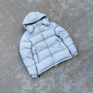 Custom Winter Warm Puffer Coats <b>for</b> <b>Men</b> Designer Padded Thermal Down Bomber Bubble Puffer <b>Jacket</b> - Product Image 2