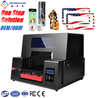 Refinecolor <strong>Hot</strong> <strong>Sell</strong> A3 UV Printer Plastic Phone Case Tumbler Lighters License Plate Frame <strong>Printing</strong> <strong>Machine</strong> for Small <strong>Business</strong>
