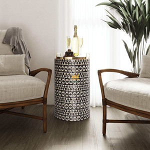 Table basse en bois avec cadre en nacre, art moderne, pour salon, chambre à coucher, artisanat de luxe en provenance du Vietnam - Product Image 6