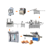 Ligne de production de pain sucré commercial, brioche et pâtisserie danoise pour les boulangeries