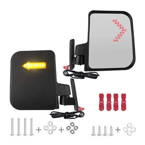 Golf arabası yan aynalar LED dönüş sinyali ile Golf arabası dikiz aynaları için kulüp araba EZGO Yamaha Golf arabası evrensel yan ayna - Product Image 2