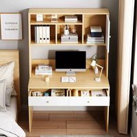 Bureaux d'étude et de travail en bois pour ordinateur, style moderne en MDF, réglables, écologiques, gain de place, durables, pliables, assemblés