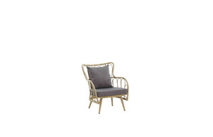 Salon de jardin en rotin tressé PE, ensemble de 4 pièces, canapé de jardin - Product Image 2
