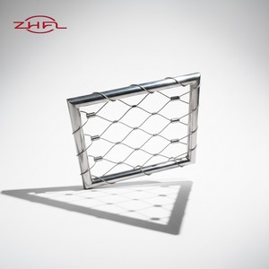 Malla de Alambre de Acero Inoxidable Tejida, Flexible, de Alta Resistencia y Duradera para Jaulas de Orangutanes, Barandillas, Puentes y Escaleras, con Servicio de Corte - Product Image 1