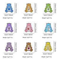 En gros, Broches en métal à l'effigie d'un ours mignon, style dessin animé, épingles émaillées souvenirs, badges créatifs pour vêtements et accessoires de sac, en stock