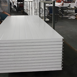 Panneau sandwich en mousse XPS, noyau en polystyrène <span class=keywords><strong>extrudé</strong></span>, panneau mural et de toiture pour une construction économe en énergie - Product Image 3