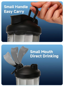 Potente bottiglia elettrica per <span class=keywords><strong>palestra</strong></span> con agitatore proteico da 600ml Usb ricaricabile per frullatore tazza sportiva elettrica per frullatore portatile - Product Image 5