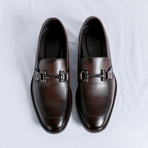 <b>White</b> Lightweight Breathable Hand Made <b>Loafers</b> <b>Men's</b> Cow Shoes Brown <b>Men</b> <b>Loafer</b> Shoes - Product Image 5
