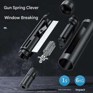 4-in-1 Sécurité d'urgence Bus Car Escape Tool <span class=keywords><strong>Auto</strong></span> Emergency Safety Hammer Number Plate Tape Window Breaker Car Breakdowns - Product Image 6