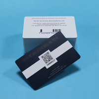Impressão personalizada personalizada Número de série Código de barras Dados variáveis Código QR Cartões plásticos PVC Business Card Club Membership Card