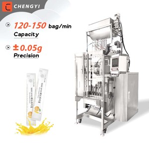 เครื่องบรรจุและปิดผนึกซองแบบอัตโนมัติเต็มรูปแบบ เป็นมิตรกับสิ่งแวดล้อม สำหรับบรรจุภัณฑ์เครื่องดื่มชนิดน้ำผลไม้แบบซองหลายช่อง - Product Image 1