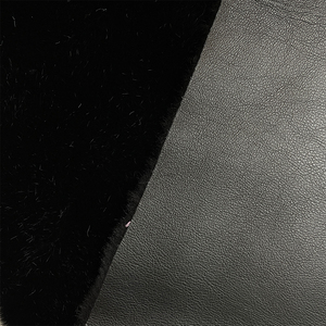 100% polyester poids lourd longue pile vison renard fausse fourrure tissu PU collé doux luxe pour vêtements - Product Image 2