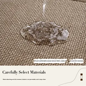 Alfombra de Baño de Poliéster Tejido, Espuma Viscoelástica Gruesa, Antideslizante, Absorbente de Agua, Resistente a la Suciedad, Antideslizante, Moderna y Sencilla - Product Image 5