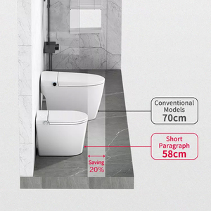 Nuovo Design WC Intelligente Monoblocco con Azionamento a Pedale, Scarico Automatico per <span class=keywords><strong>Bagno</strong></span> Femminile - Product Image 6