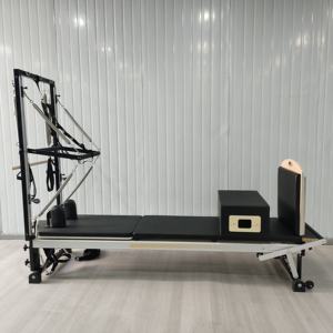 Kingace Luxe Aluminium Commercial Demi-<span class=keywords><strong>Trapeze</strong></span> Pilates Reformer Balance Core Bed <span class=keywords><strong>Machine</strong></span> de Pilates pour Studio et <span class=keywords><strong>Musculation</strong></span> - Product Image 4
