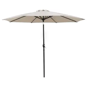 Ucuz çin fabrika toptan büyük boy açık şemsiye ve taban restoran bali şemsiye veranda şemsiye bahçe masa için