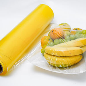 Jumbo rulo ambalaj için PVC sarma filmi 11 mikron döküm gıda sınıfı PVC sarma filmi gıda şal - Product Image 2