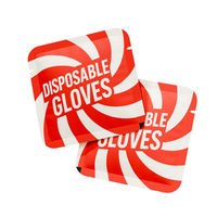 Gants transparents jetables avec emballage personnalisé pour les magasins de charcuterie, couper la viande, couper le fromage et trancher les aliments
