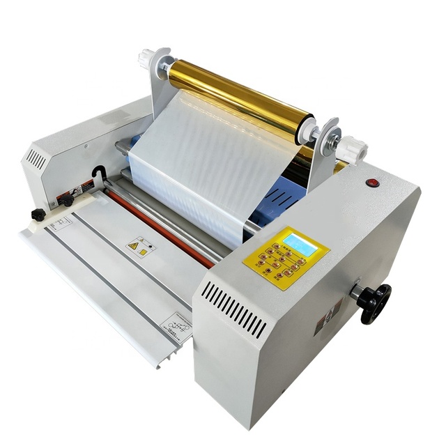 GF-360 Hot Sale 3-in-1 Pouch Lamination Digital Hot Foil Sleeking Laminator Machine for A3/A4/A5/A6 340mm Max Width