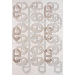 Minimalista polipropilene poliestere seta intrecciata Area tappeti irregolare convesso modello per la camera da letto soggiorno e uso domestico dei bambini - Product Image 3