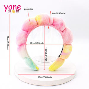 Handgemaakte Mode Fluwelen Hoofdbanden Dikke Stof Schedel Versieren Plastic Haarband Groothandel Fluwelen Hoofdbanden Voor Vrouwen - Product Image 5