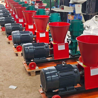 Nouvelle machine à granulés d'aliments pour animaux de ferme, gamme complète, haute productivité, 2000 kg/h, diesel/électrique, acier inoxydable, personnalisable, 2-12 mm