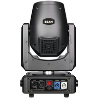 Mini Cabeza Móvil de Haz de Alta Luminosidad 230W con Estrobo 0-2.3 1-25HZ, 16 Canales DMX y Control por Sonido para Fiestas y Discotecas