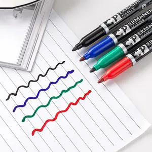 Set di pennarelli permanenti impermeabili personalizzati a 8 colori pennarello permanente Non tossico