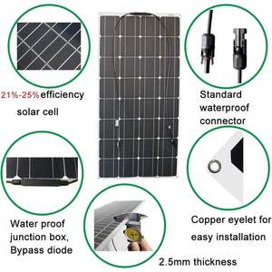 Mon magasin : Panneau solaire flexible monocristallin 24V 400W/500W/430W à film mince - Product Image 5