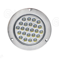 Feux LED ronds pour camion/remorque, feux arrière, feux de freinage et clignotants, mini-reflets facettés, 16 diodes LED, feux de circulation pour remorque, 2 ans