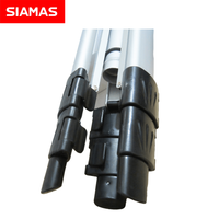 Trépied de niveau laser SIAMAS 1,2 m, support en aluminium 1,5 m pour utilisation de niveau automatique, support professionnel 1,8 m avec tête rotative