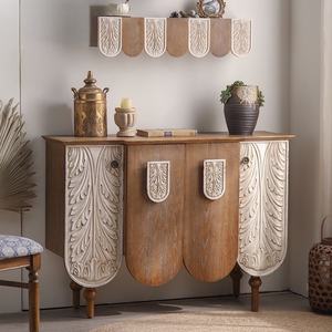 רטרו עכשווי מודרני כניסה בארון המדינה אמריקאי הביתה שידה דקורטיבי סלון רהיטים - Product Image 1