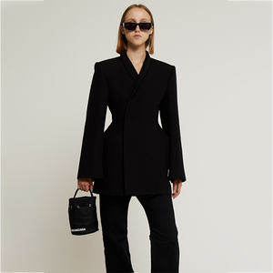 Giacca Blazer in Lana di Alta Qualità su <span class=keywords><strong>Misura</strong></span> per Donne e Signore, Produzione all'Ingrosso - Product Image 2