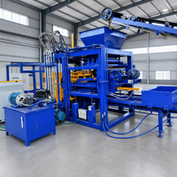 Machine automatique de fabrication de blocs de béton haute efficacité QT8-15, machine à fabriquer des briques, machine à fabriquer des briques creuses