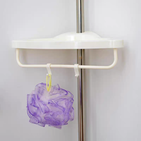Étagère d'angle télescopique pour salle de bain, organiseur de rangement pour baignoire et douche
