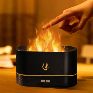 Diffusore di aromi a fiamma 2023 nuovi prodotti diffusore di aromi a lume di candela da tavolo USB creativo con diffusore di aromi a luce notturna
