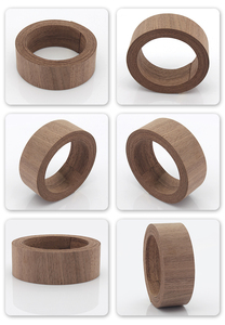 Tự nhiên rắn gỗ <span class=keywords><strong>Veneer</strong></span> Mỹ óc chó màu đen cạnh dải, chất lượng cao một lớp cạnh liên kết Băng - Product Image 6