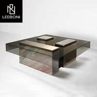 Boca do lobo table basse centrale moderne au design unique de luxe table basse centrale moderne de luxe pour hôtel