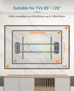 Soporte de TV de montaje en pared de <span class=keywords><strong>ocho</strong></span> brazos, soporte de TV Para pared, estante Para Televisión, soporte de TV de yeso, 85-120 - Product Image 4