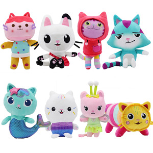 Juguetes de Peluche Suaves de <span class=keywords><strong>Gabby</strong></span>'s Dollhouse 2024, Conejo Colorido y Adorable, de Alta Calidad, Unisex, Antiestrés, Modelo Popular de Sirena - Product Image 2