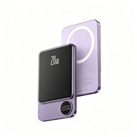 Batterie externe certifiée en promotion : chargeur rapide 20W, ultra-légère, ultra-mince, magnétique, 5000mAh, 10000mAh
