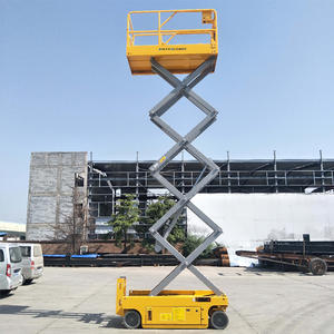 Plataforma Elevadora de Tijera Hidráulica Móvil de 8m 10m 16m 20m, Plataforma Elevadora de Tijera Eléctrica Autopropulsada, Elevador de Tijera Skyjack - Product Image 3